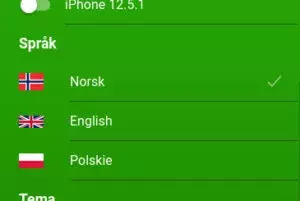 Appen snakker nå Norsk, Engelsk og Polsk